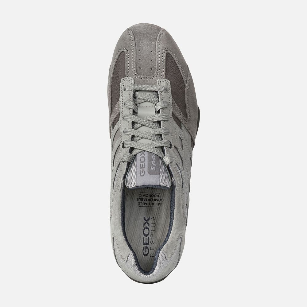 Geox Erkek Spor Ayakkabı Gri - Snake - HJV-947538